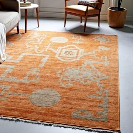 Handmade Geometric Wool Rug Bold